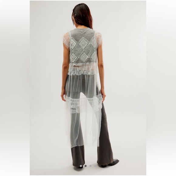 Free People For The Frill Of It Maxi Top NWT size Medium - Picture 2 of 10